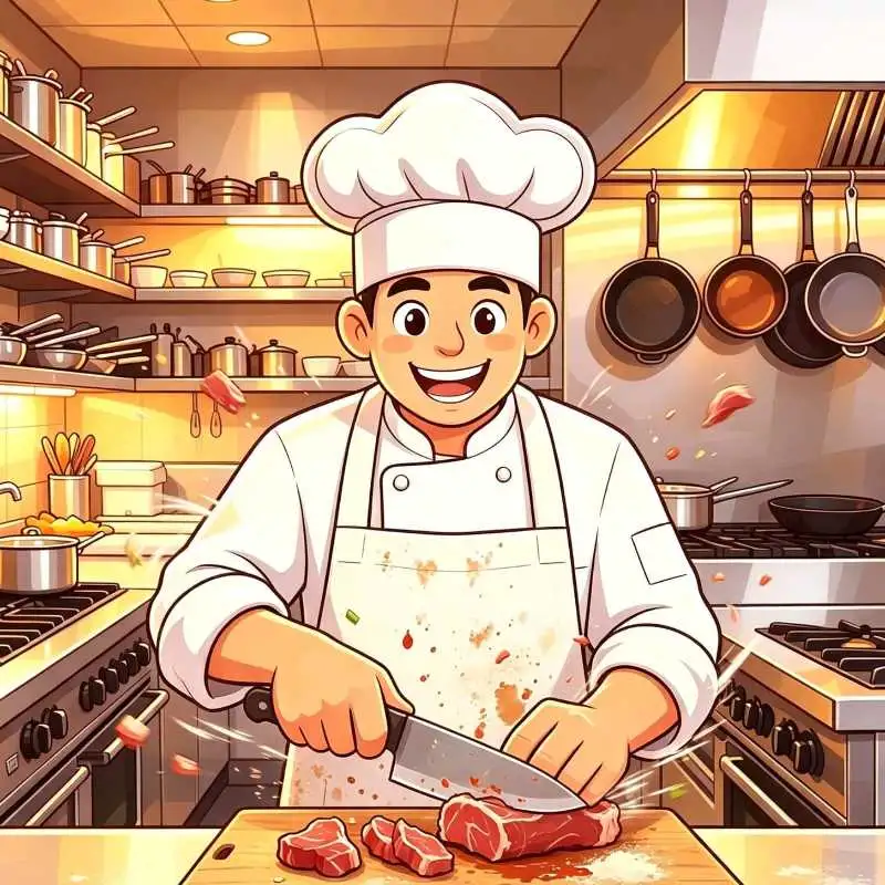 Anuncio: se busca ayudante para comida rápida