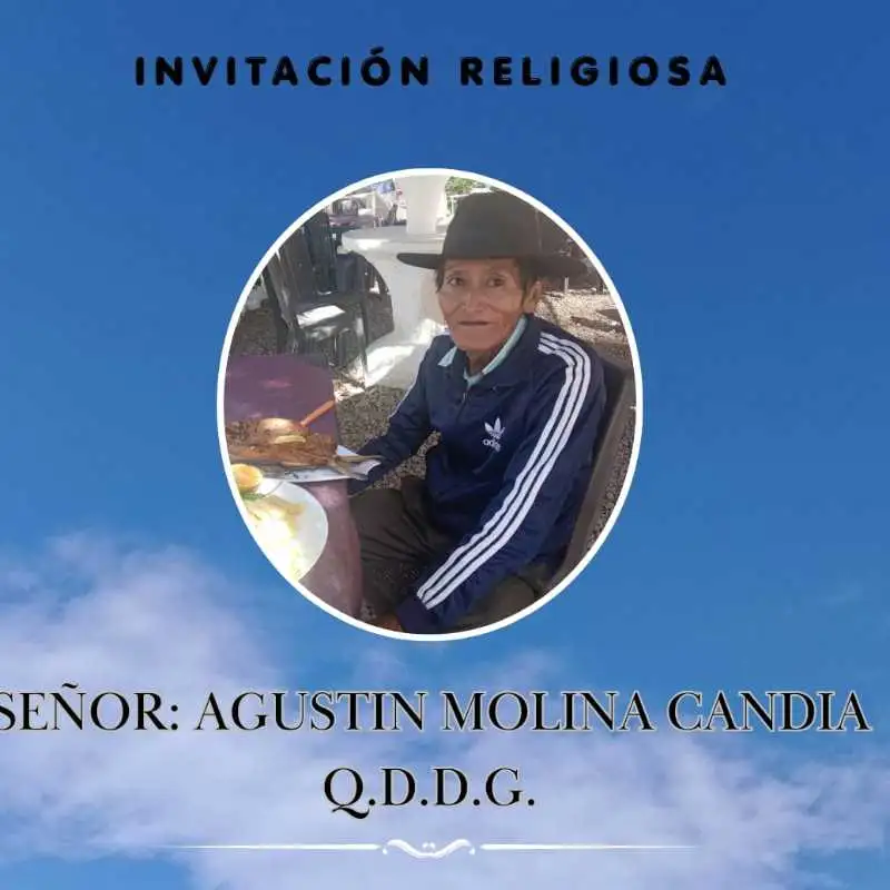 Anuncio: q.d.d.g. agustin molina