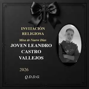 invitación a la misa de nueve días