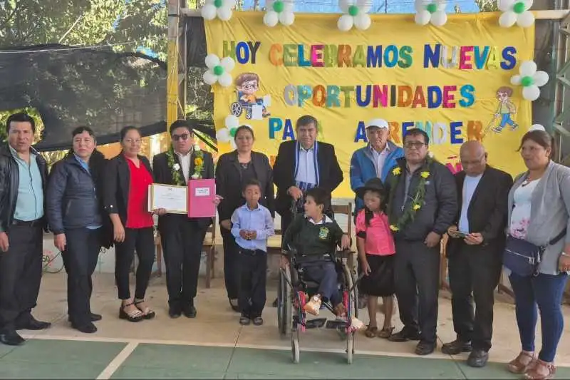 Portada: consolidamos el derecho a la inclusión: ¡un hito histórico para la educación especial en pasorapa!