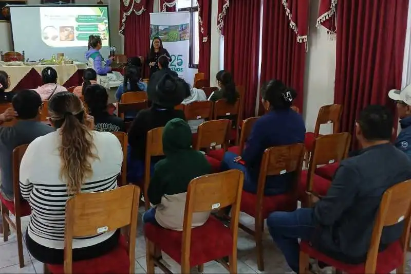 Portada: taller vivencial de nutrición y cocina saludable en el municipio de aiquile