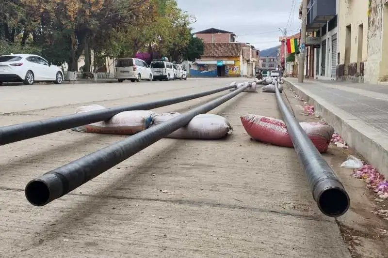 Portada: avanzan los trabajos para la instalación de gnv en mizque